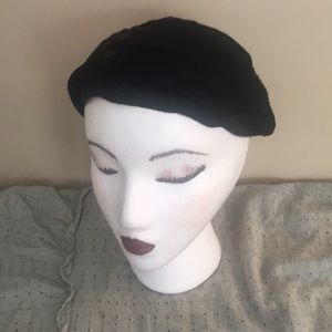 Velvet vintage hat